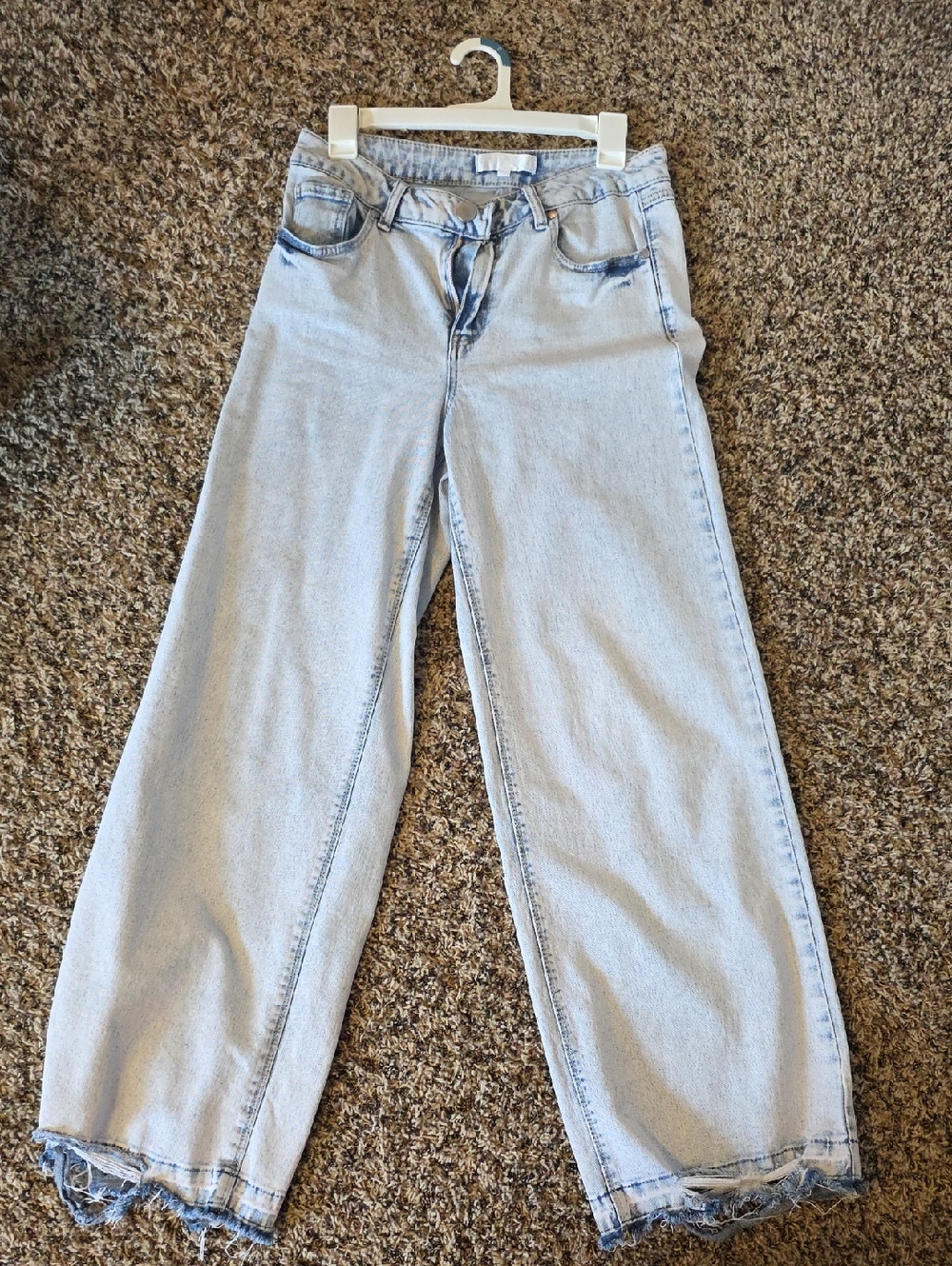 1822 Wide Leg Denim, Pink Wash